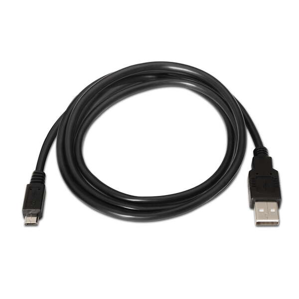 Cabo USB 2.0 Aisens - Tipo A Macho para Micro B Macho - 1,8 m - Preto