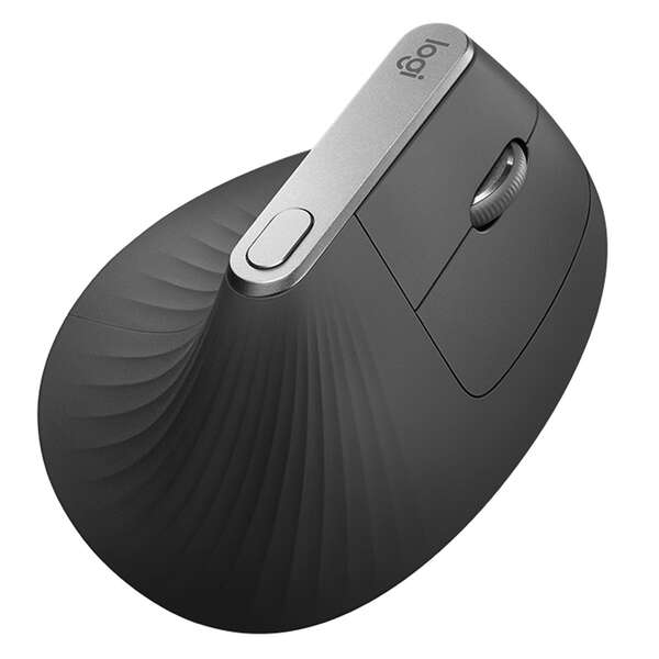 Rato Ergonómico Avançado Logitech MX Vertical 4000 dpi - Ângulo Vertical de 57º - 4 Botões Programáveis ​​​​- Utilização por Destros - Preto
