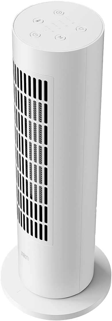 Aquecedor elétrico de torre Xiaomi Smart Tower Heater Lite 2000W - Ventilação de ângulo amplo de 70° - Temperatura constante inteligente - 4 modos diferentes