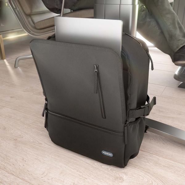 Mochila desportiva impermeável Aisens para laptop de 15,6