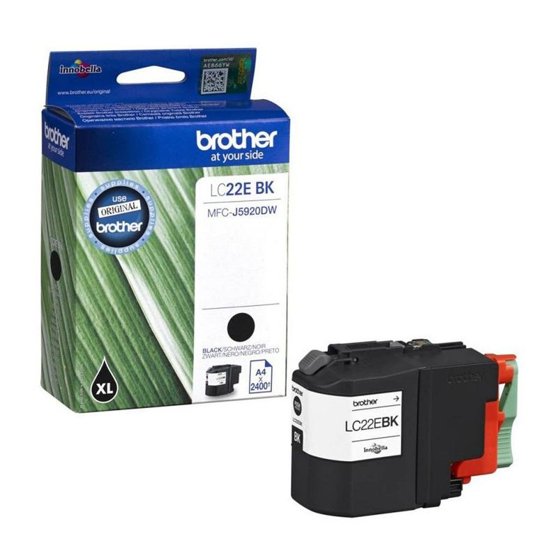 Brother Lc22ebk	Preto 	
