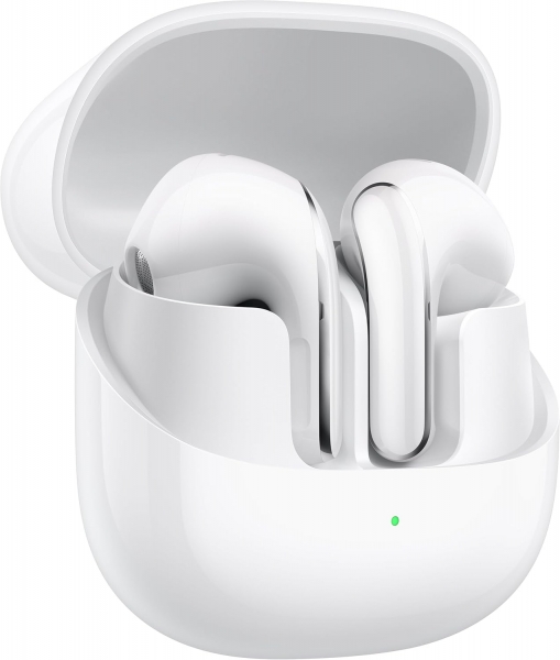 Auriculares Xiaomi Buds 5 Bluetooth 5.4 TWS - Microfone integrado - Bateria com duração até 6 horas - Cancelamento ativo de ruído - Controlo por toque - Branco