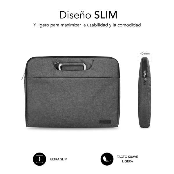 Bolsa para portátil Subblim Business - Design moderno e elegante - Compatível com portáteis até 15,6