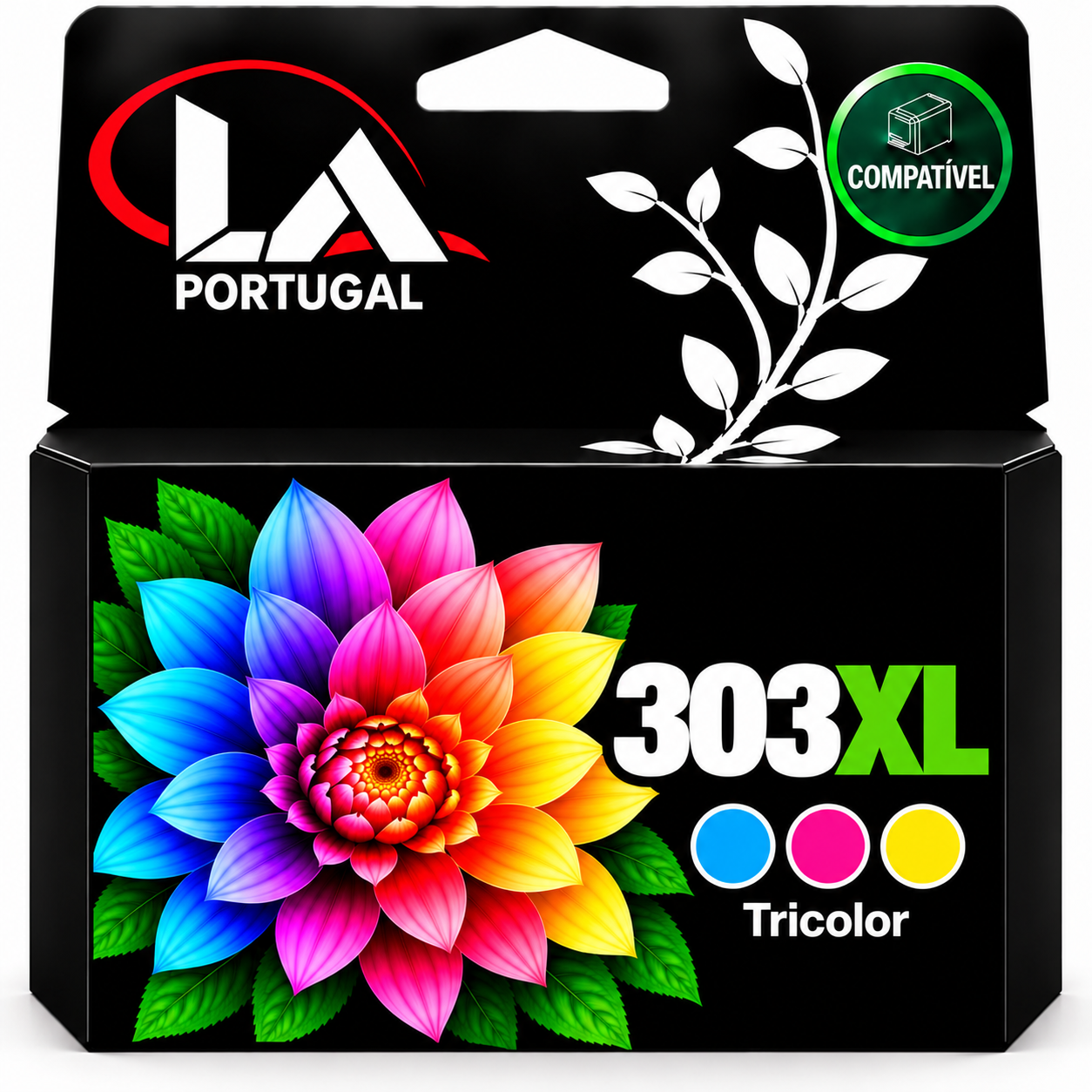 TINTEIRO COMPATIVEL COM HP 303XL - TRICOLOR 
