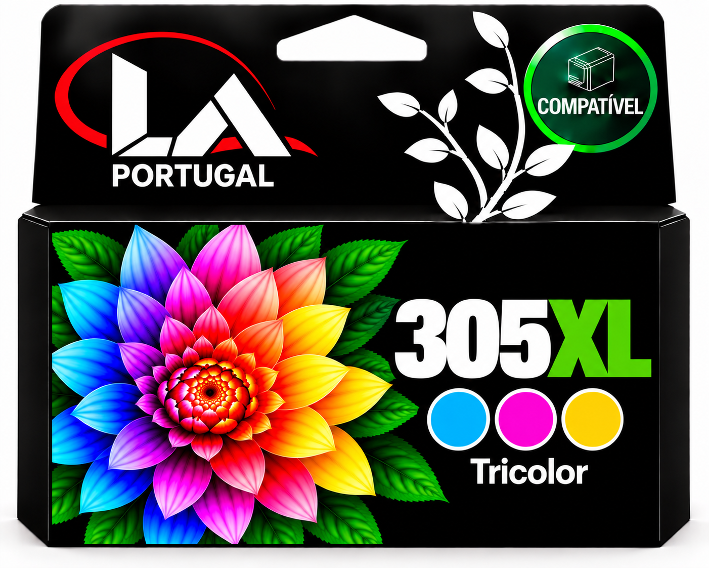 TINTEIRO COMPATIVEL COM HP 305XL - TRICOLOR 