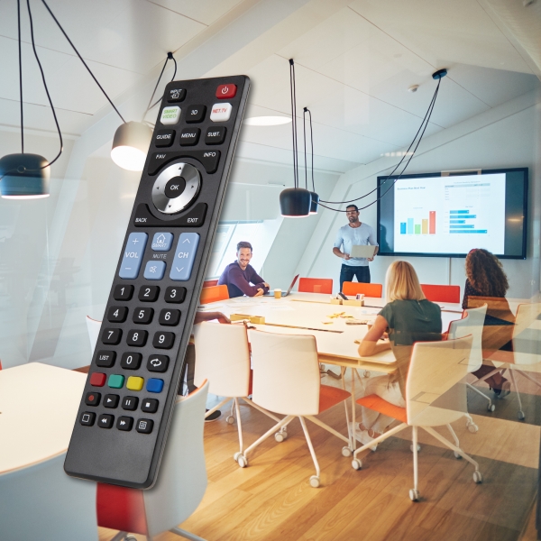 Controle remoto Ewent Smart TV - TVs LG, Samsung, Sony, Panasonic, Philips - Preto