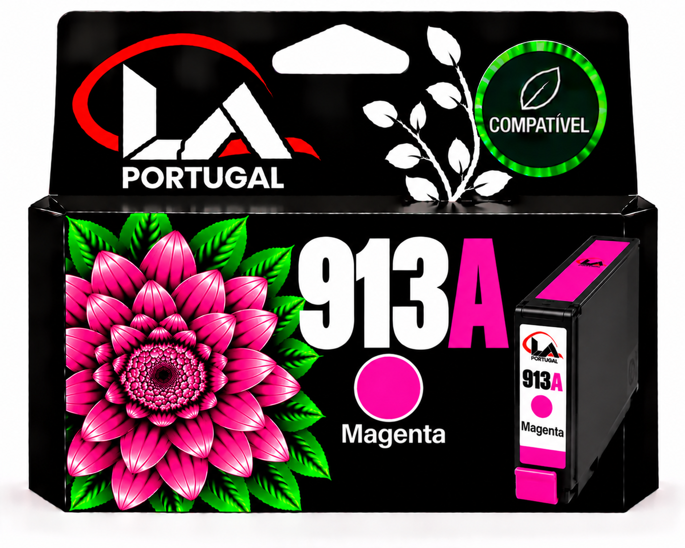 TINTEIRO COMPATIVEL COM HP 913A - MAGENTA 