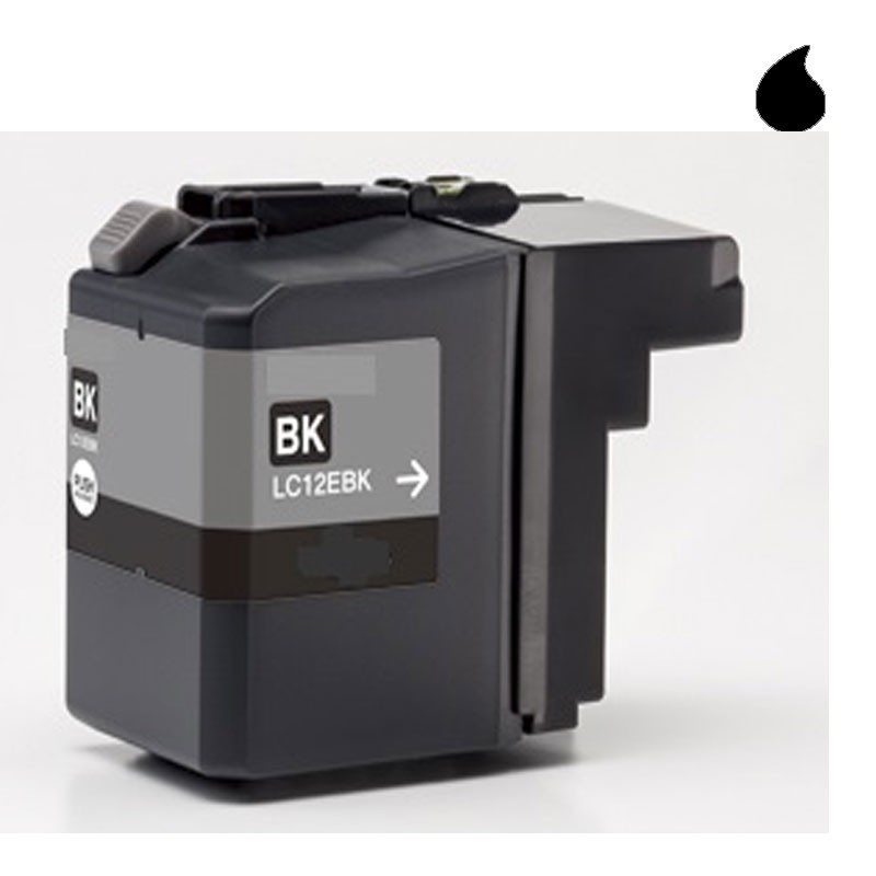 Brother Lc12ebk		Preto  Alta Capacidade Compativel 