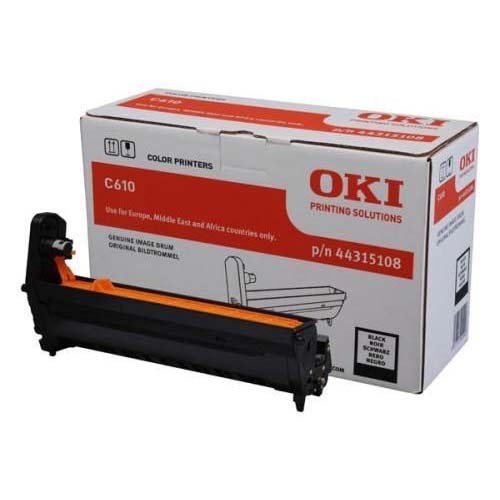 OKI C610 Preto Tambor de Imagem - 44315108 (Drum)