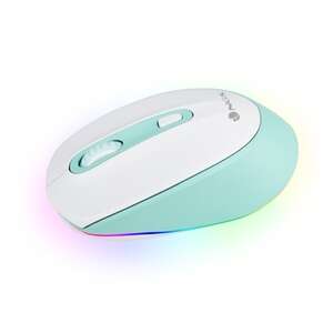 Rato USB Bluetooth sem fios NGS Smogmint-RB 2400 dpi - Iluminação LED RGB - 3 botões - Uso ambidestro