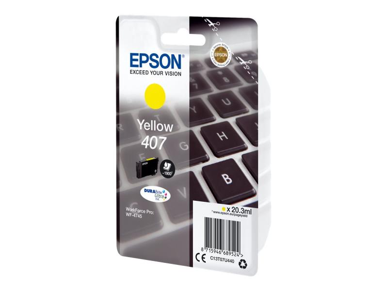 Epson 407 Amarelo - C13T07U440
