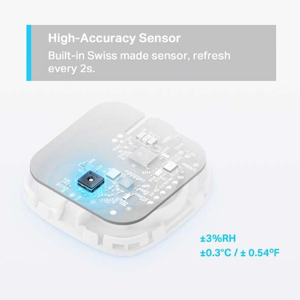TP-Link Sensor de temperatura e humidade Tapo T310 - Medição precisa - Criação de relatórios - Fácil instalação