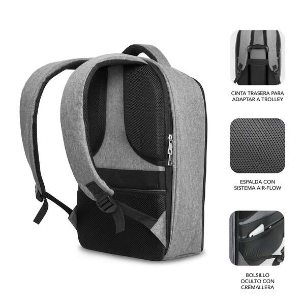 Mochila antirroubo Subblim para portáteis de 15,6