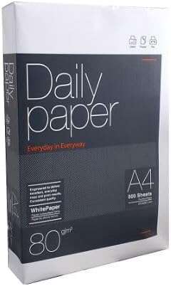 Resma Daily r Papel A4 80gr. 210x297mm (500 folhas)