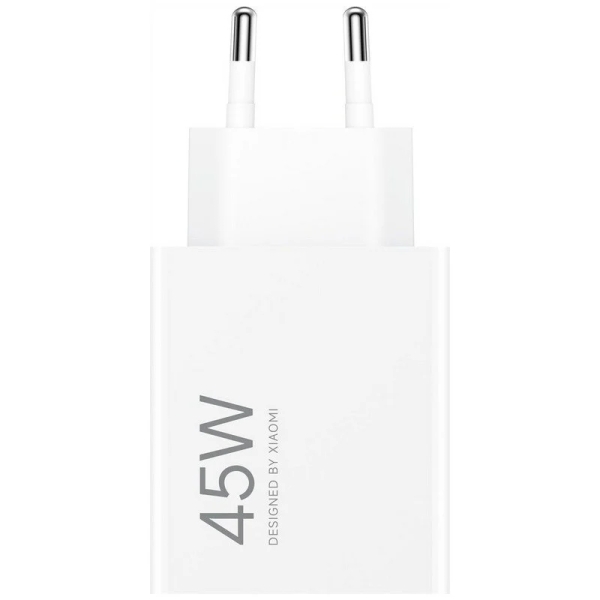 Carregador de parede Xiaomi QC3.0 de 45 W - USB-A - Carregamento rápido - Branco