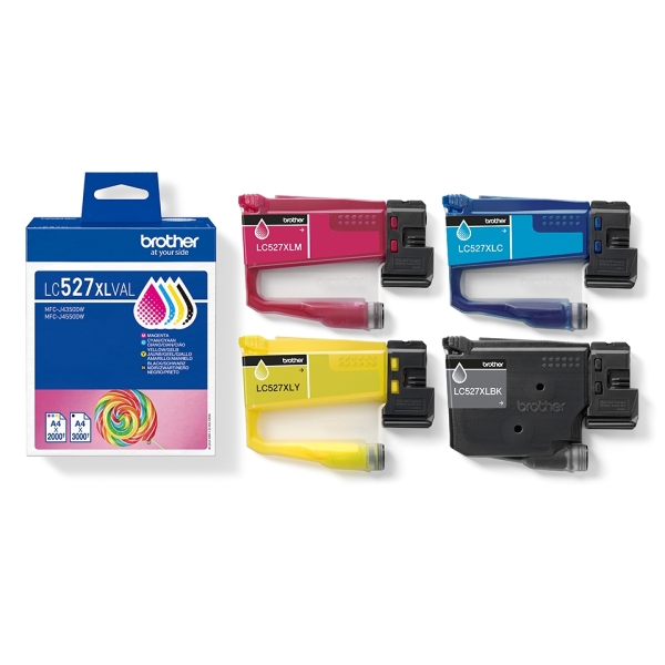 Brother LC527XLVAL Pack de 4 Cartuchos 