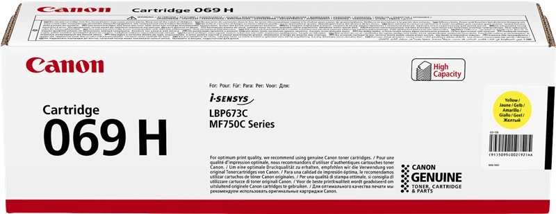 Canon 069H Amarelo - 5095C002