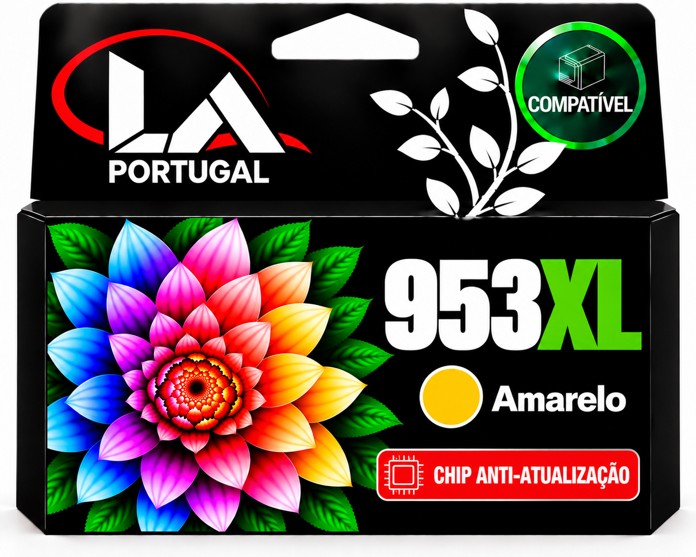 TINTEIRO COMPATIVEL COM HP 953XL - AMARELO (Chip Anti atualização)