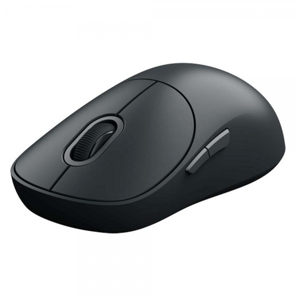 Rato sem fios Xiaomi 3 com adaptador de 2,4 GHz e Bluetooth 1200 dpi - 5 botões - Utilização para destros - Preto