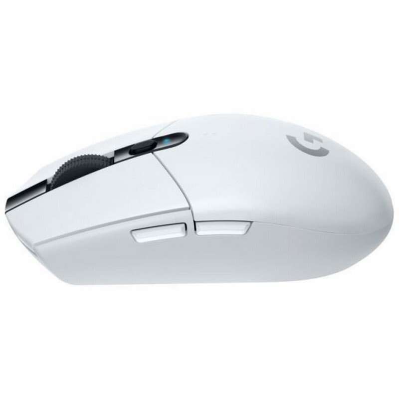 Rato USB sem fios Logitech G305 Lightspeed 12000 dpi - 5 botões programáveis ​​​​- Utilização por destros - Branco