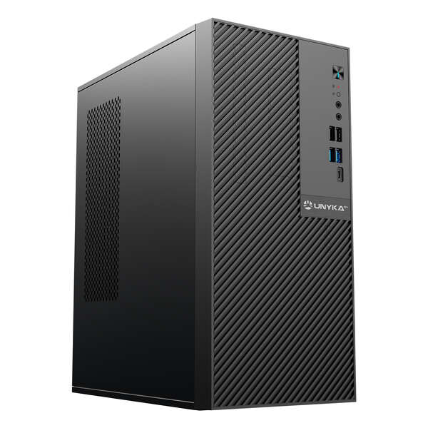 Caixa Unykach Numen 500 Pro Midi Tower ITX, MicroATX - Suporta discos de 3,5