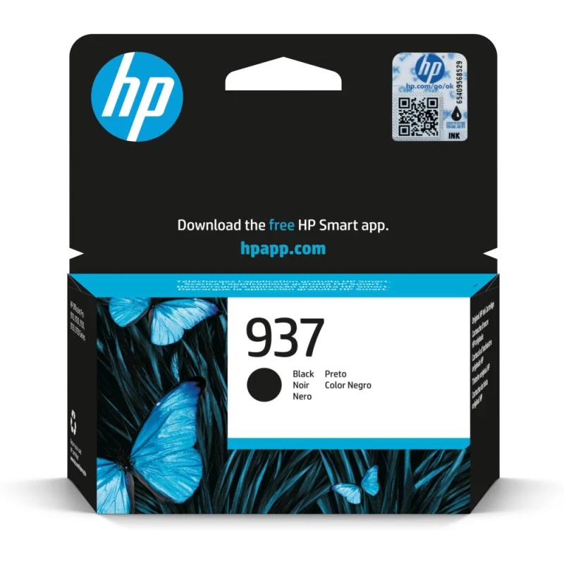HP937 Preto  - 4S6W5NE