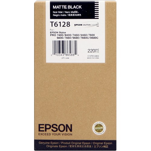 Epson T6128 Preto Mate - C13T612800