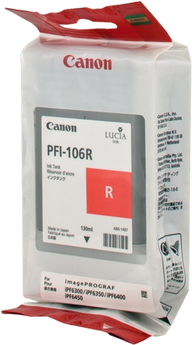 Canon Pfi106r Rojo