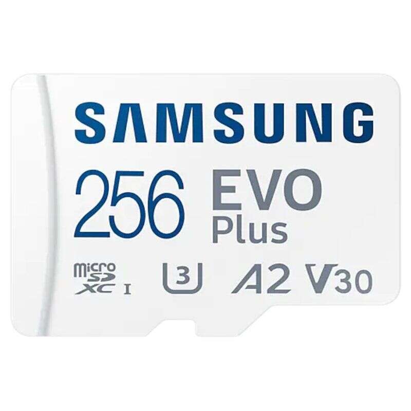 Cartão Samsung EVO Plus Micro SDXC 256 GB UHS-I U3 V30