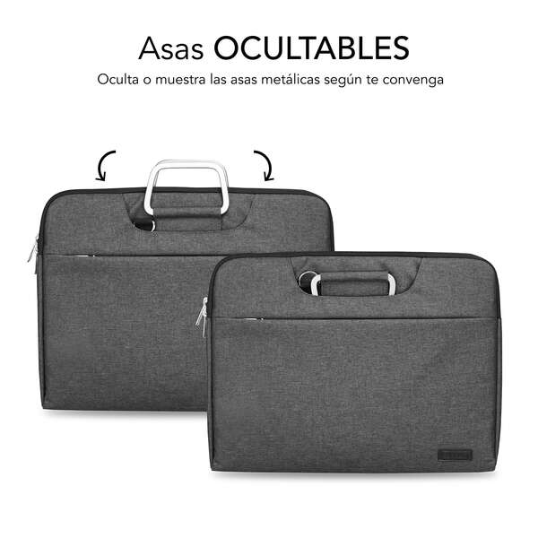 Bolsa para portátil Subblim Business - Design moderno e elegante - Compatível com portáteis até 15,6
