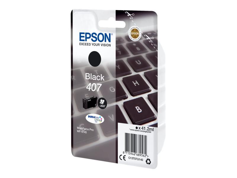 Epson 407 Preto  - C13T07U140