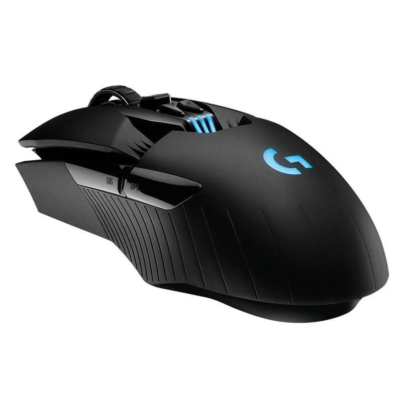 Rato USB sem fios Logitech G903 Lightspeed 16000 dpi - 10 botões programáveis ​​- Iluminação RGB - Sensor Hero - Tecnologia Lightspeed - Peso ajustável - Uso ambidestro - Preto