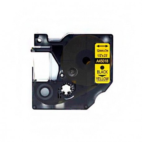 Dymo 45018 Negro/amarelo Fita Rotuladora Generica 