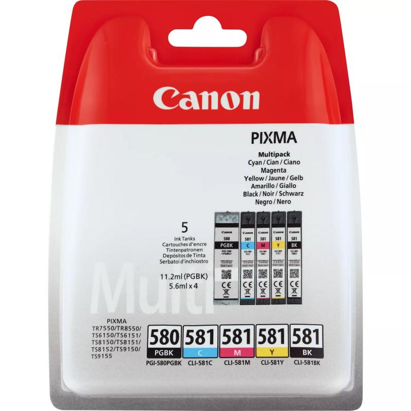 Canon PGI580/ CLI581 Pack  5 Tinteiros