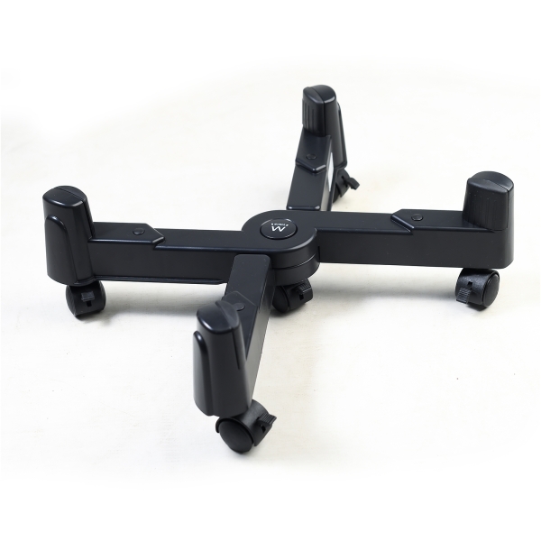 Suporte móvel para CPU Ewent EW1292 - Evita a eletricidade estática e as marcas - Ajustável até 25 cm - Até 25 kg - Preto
