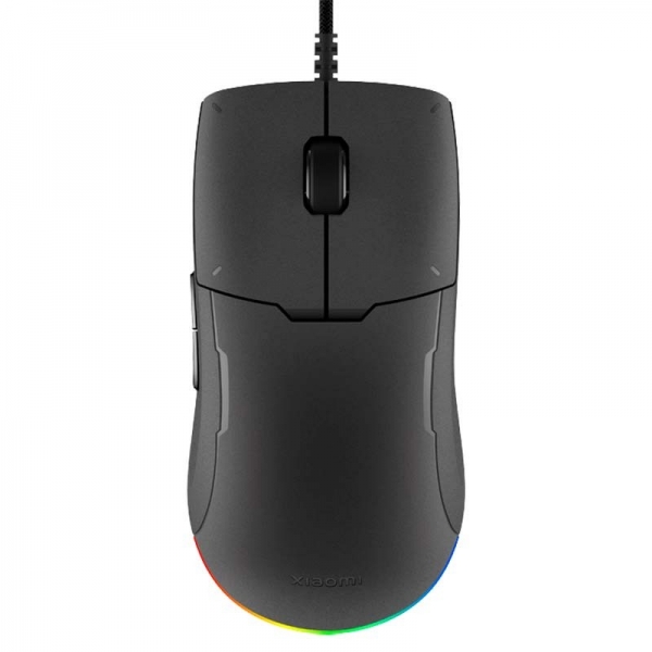 Xiaomi Gaming Mouse Lite USB Gaming Mouse 6200 dpi - Botões TTC Dourados - Iluminação RGB - Cabo Trançado de 2 m - Uso para Destros - Preto