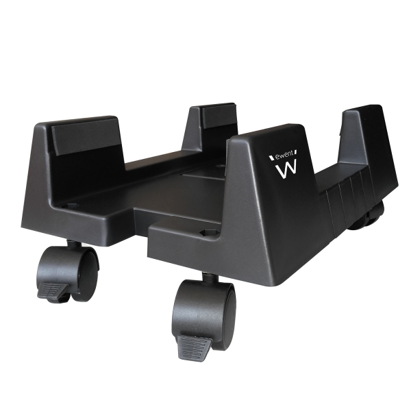 Suporte ajustável para computador Ewent EW1290 com rodas - 15,5 a 25,5 cm - Máx. 8 kg - Preto