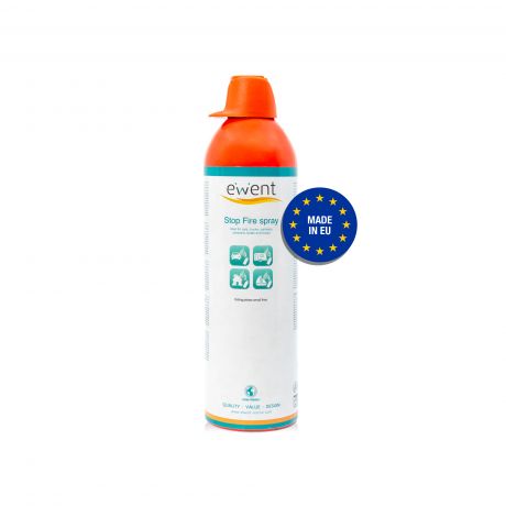 Extintor Ewent Spray para pequenos incêndios - Ideal para automóveis, camiões, autocaravanas etc. - Certificados A, B, C e E