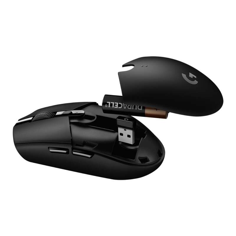 Rato USB sem fios Logitech G305 Lightspeed 12000 dpi - 5 botões programáveis ​​​​- Utilização por destros - Preto