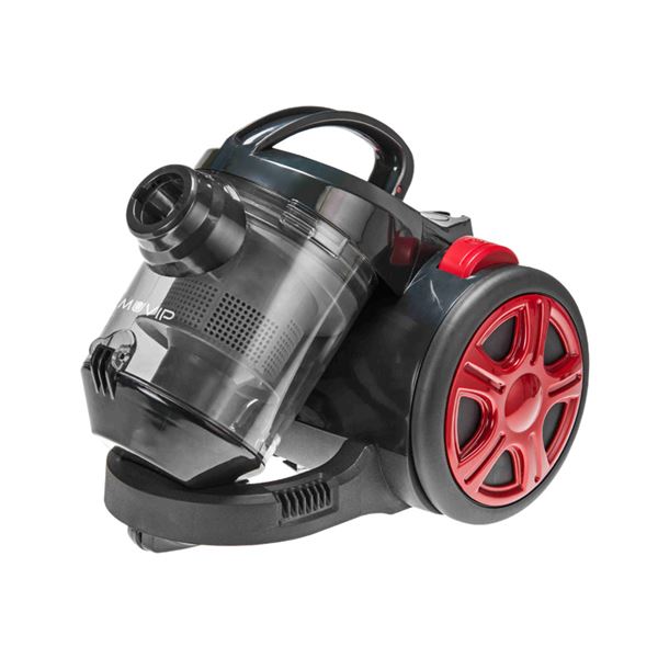 Aspirador ciclónico compacto Muvip AS600 700 W - Filtro HEPA - Depósito de 1,8 L - Cabo de 3 m