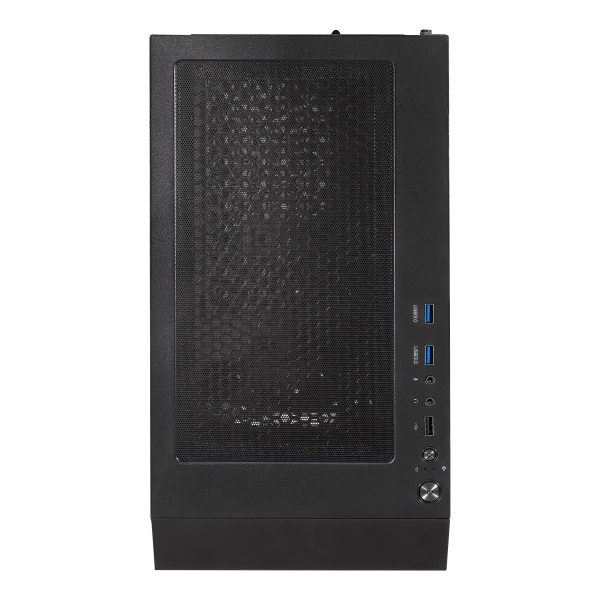 Caixa Unykach Aero C25 MicroATX - Fonte de alimentação de 500 W incluída - Suporta unidades de 3,5