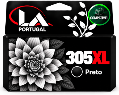TINTEIRO COMPATIVEL HP 305XL Preto  
