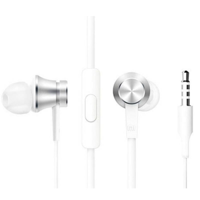 Xiaomi Mi In-Ear Basic Silver Auriculares Intrauditivos Branco