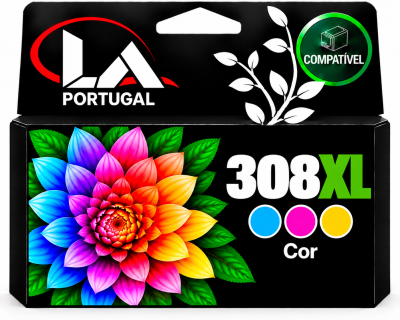 TINTEIRO COMPATIVEL COM HP 308XL - TRICOLOR