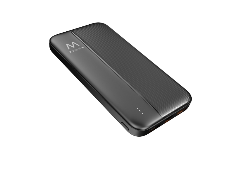 Powerbank Ewent EW1161 10000mAH 22,5W PD e QC - USB-A, USB-C - Cor Preto