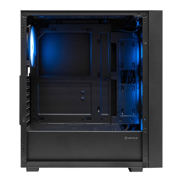 Caixa Unykach Revelat Mesh Compact Edition ATX, Micro ATX e ITX - Painel lateral em vidro temperado - Baias para drives de 3,5