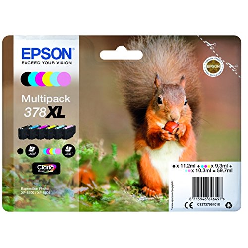 Epson 378XL Pack 6 Cartuchos - C13T37984010