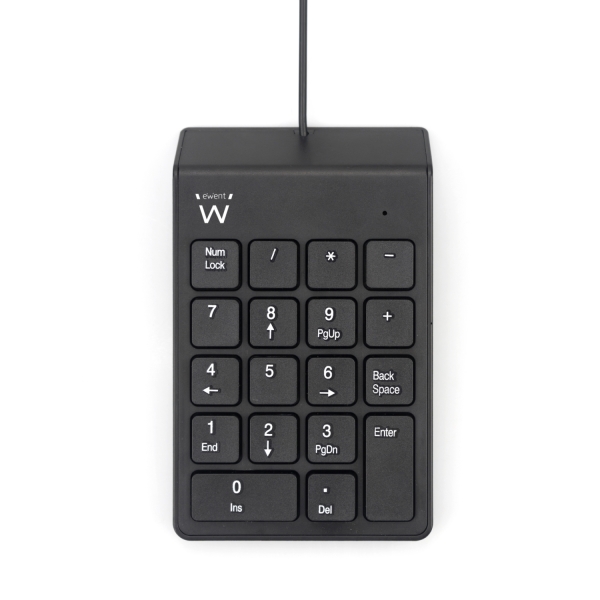 Teclado Numérico Ewent - Cabo USB-A de 1,35 m - Preto