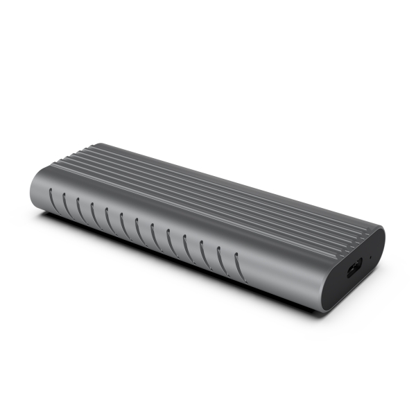 Caixa externa USB 3.2 Ewent - SSD USB-C sem parafusos - Cabo USB C-C e USB C-A - Cinza