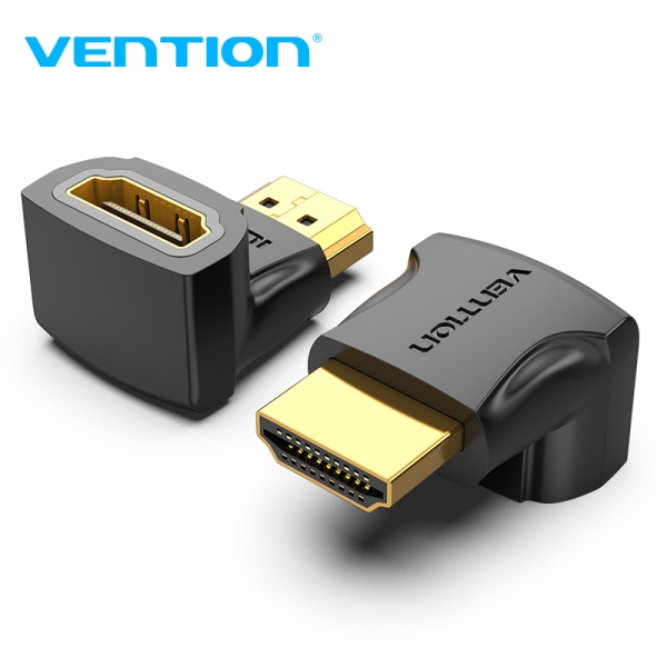 Vention HDMI Macho para HDMI Fêmea Adaptador 90° 4K - Preto
